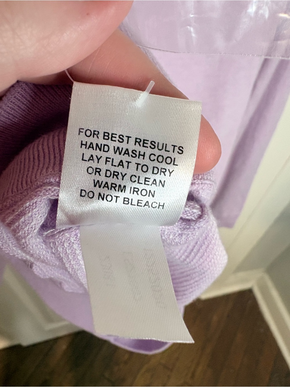 Peter Millar Pima Cotton Silk Cashmere Sweater Lavender Lilac Large - Picture 8 of 9
